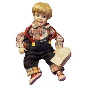 Vtg 80's Princeton Gallery Handmade Porcelain Doll